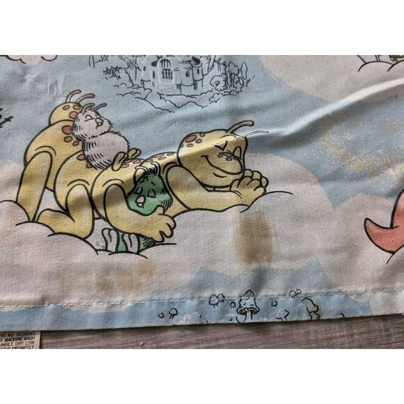 Vintage The World of Teddy Ruxpin Comforter Twin Sheet & Pillow Case Set 1985 - Picture 15 of 16